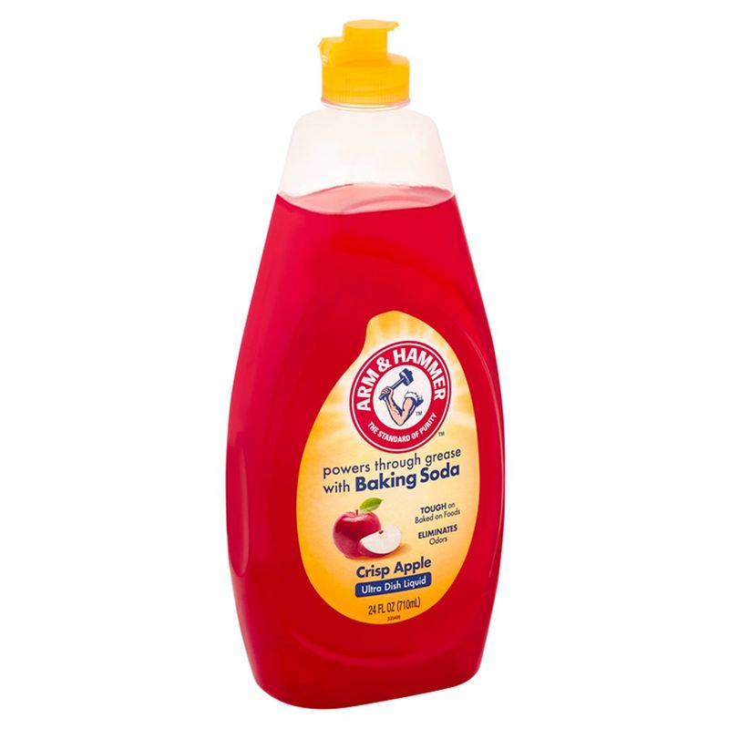 Arm &amp; Hammer Crisp Apple Ultra Dish Liquid, 24 fl oz
