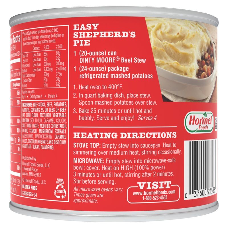 Dinty Moore Beef Stew, 20 oz