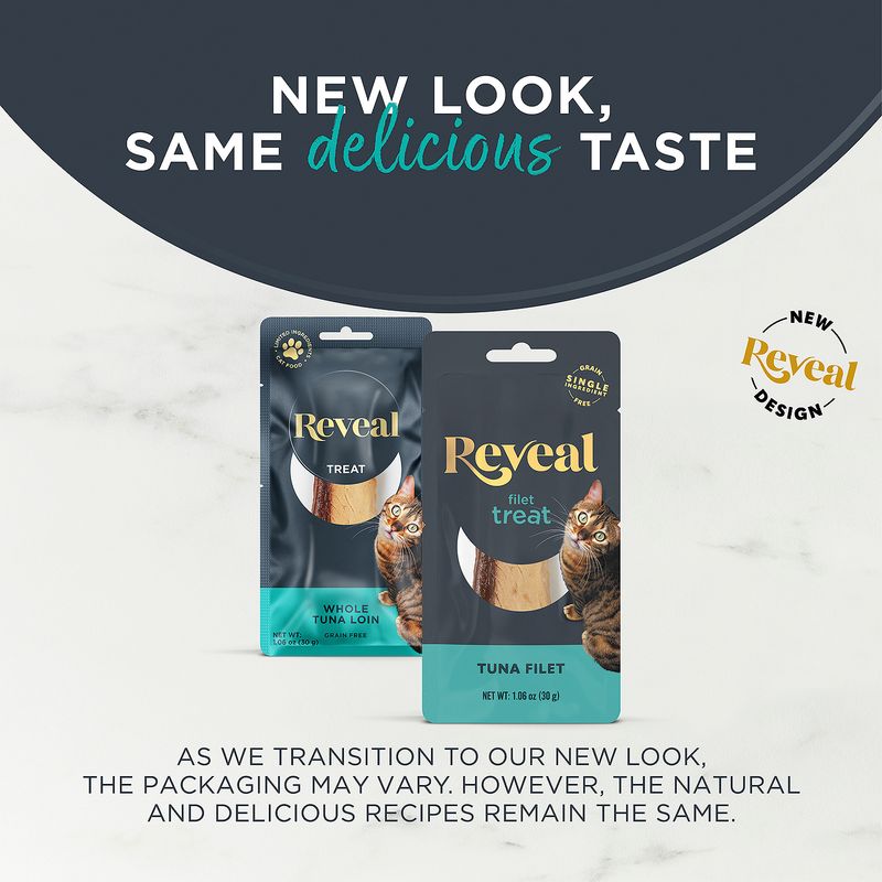 Reveal Tuna Fillet Treat Cat Food, 1.06 oz