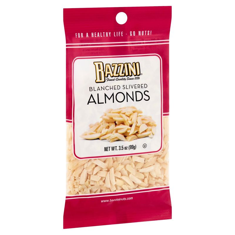 Bazzini Blanched Slivered Almonds, 3.5 oz