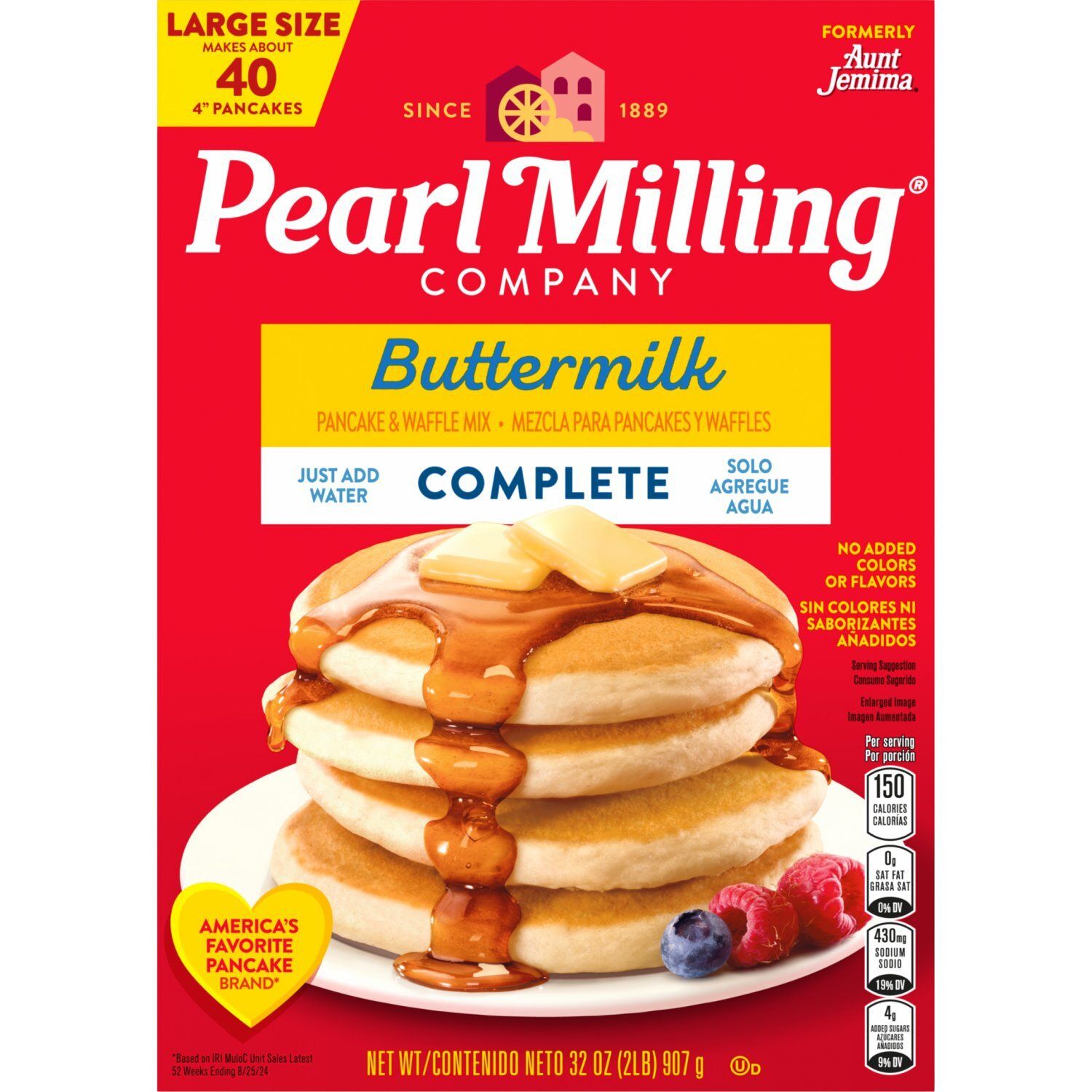 Pearl Milling Company Complete Pancake &amp; Waffle Mix Buttermilk 32 Oz
