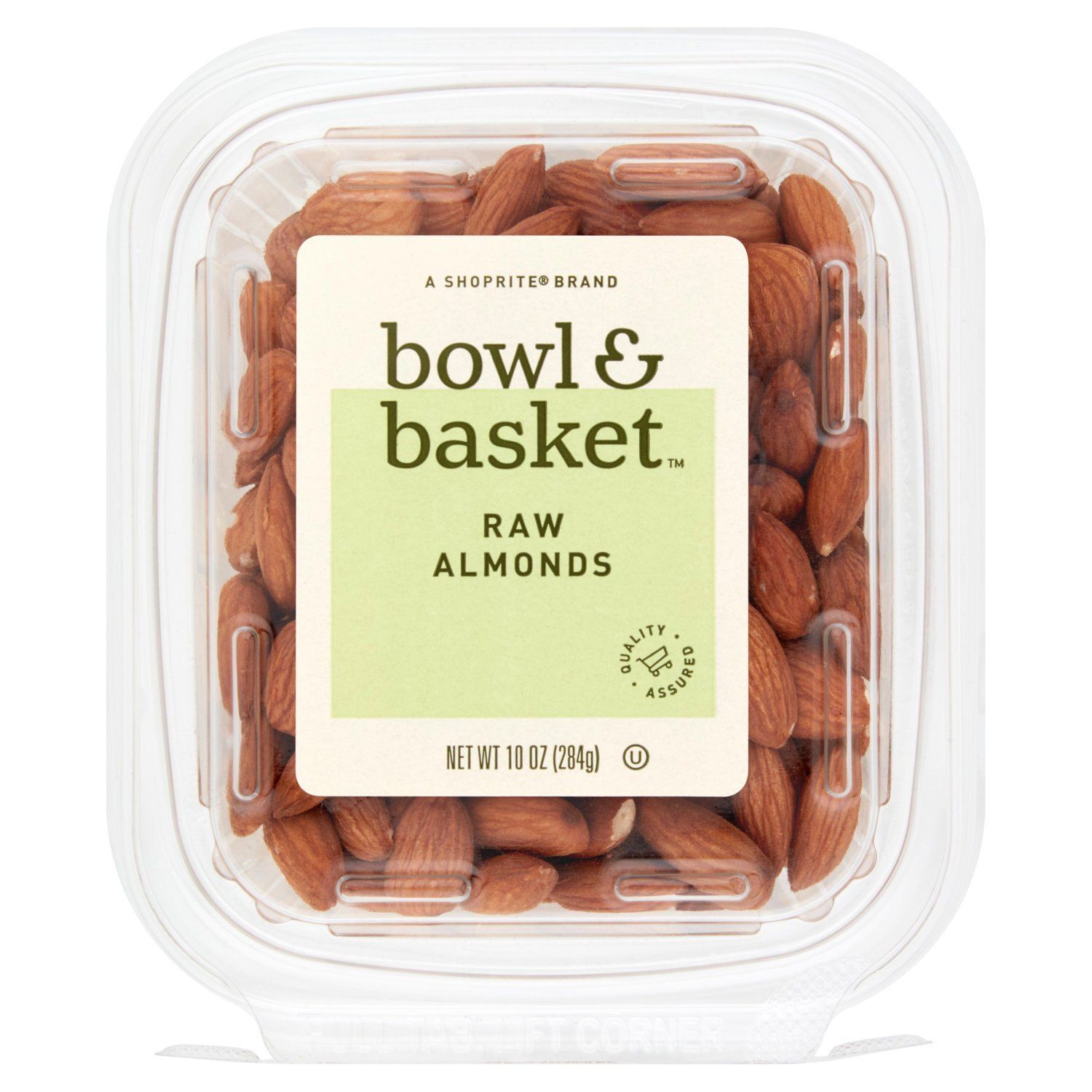 Bowl &amp; Basket Raw Almonds, 10 oz