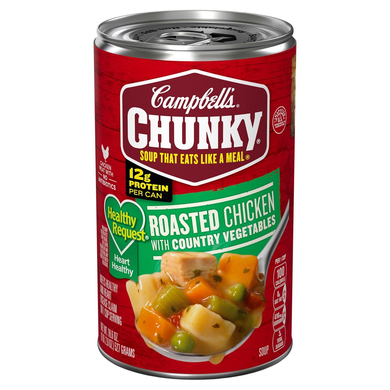 Campbell's Chunky Roasted Chicken with Country Vegetables Soup, 18.6 oz