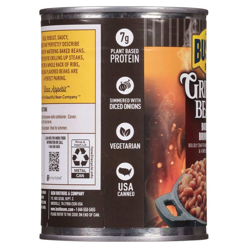 Bush's Best Bourbon &amp; Brown Sugar Grillin' Beans, 22 oz