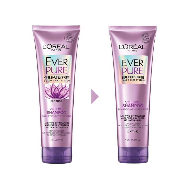 L'Oréal Paris EverPure Volume Sulfate Free Shampoo for Fine Hair, 8.5 fl. oz.