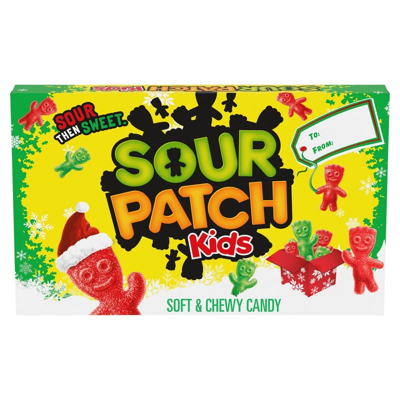 Sour Patch Kids Green &amp; Red Soft &amp; Chewy Candy, 3.1 oz