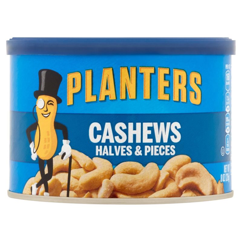 Planters Halves &amp; Pieces Cashews, 8 oz