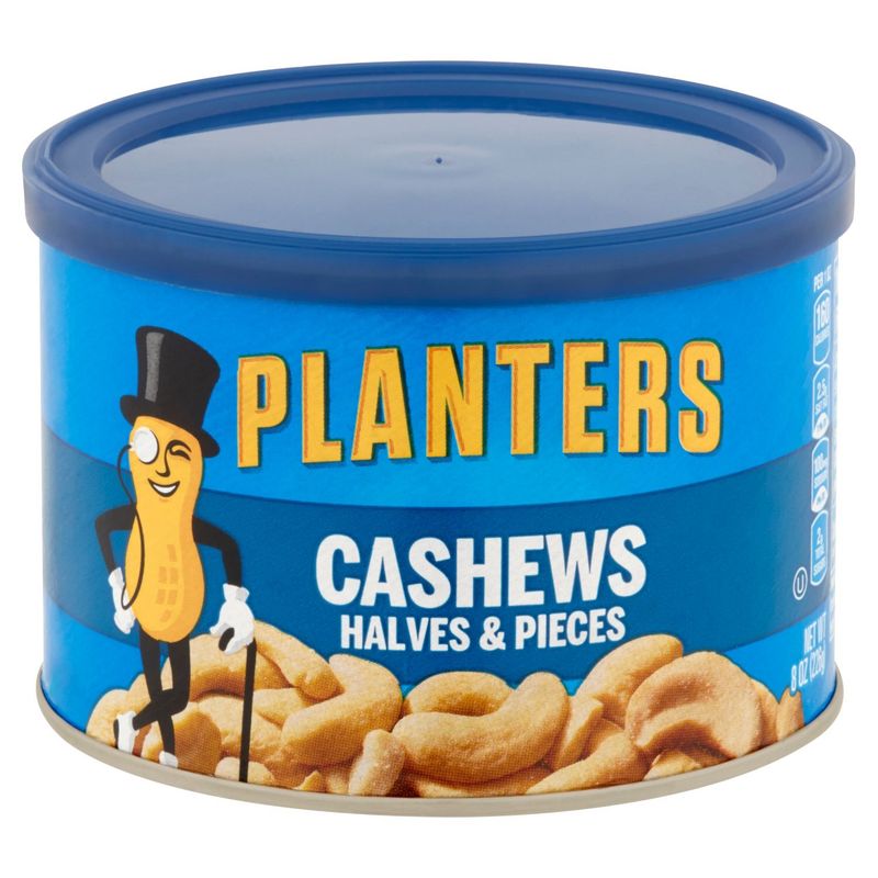 Planters Halves &amp; Pieces Cashews, 8 oz