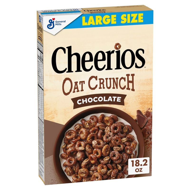 General Mills Cheerios Chocolate Oat Crunch Cereal Large Size, 1 lb 2.2 oz