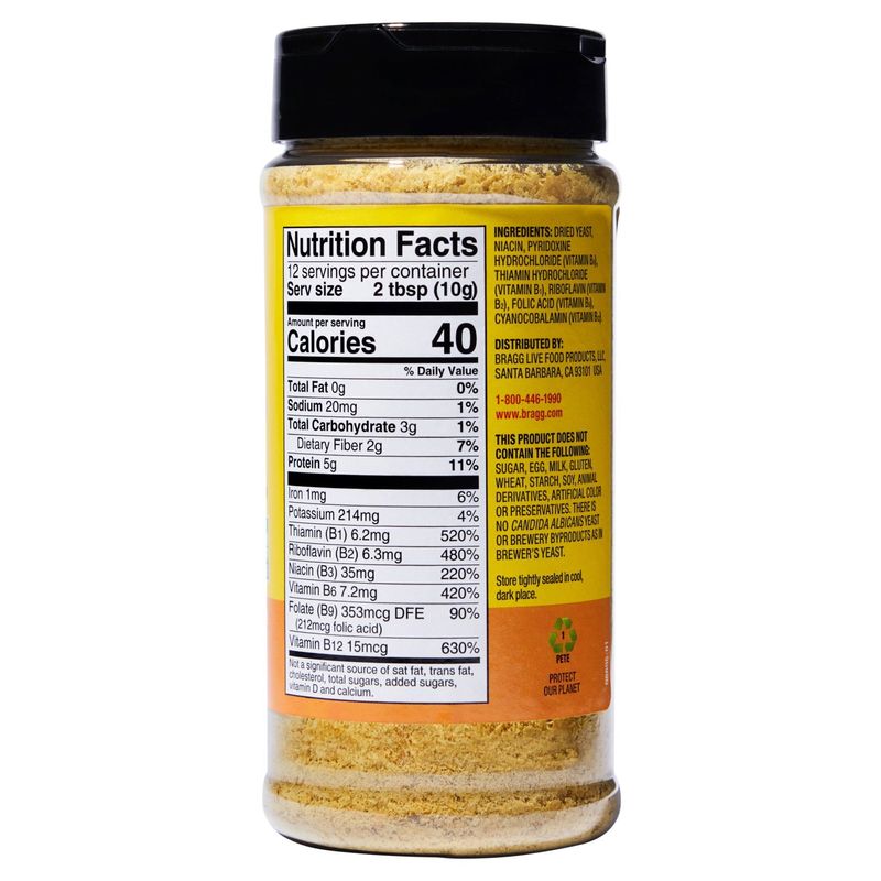 Bragg Nutritional Yeast Seasoning, 4.5 oz