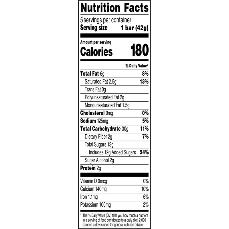 Quaker Big Chewy Granola Bars Chocolate Chip 1.48 Oz 5 Count