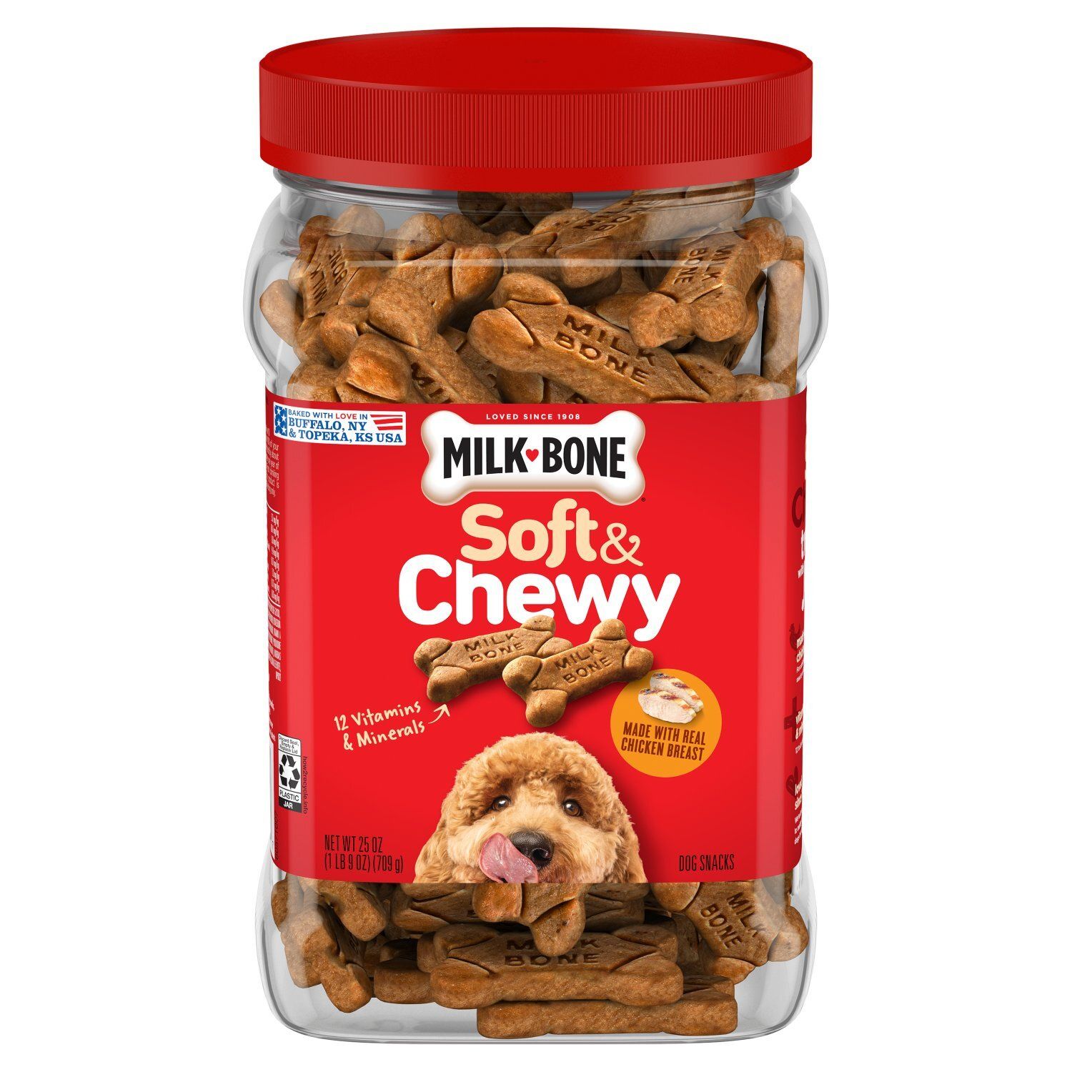 Milk-Bone Soft &amp; Chewy Dog Snacks, 25 oz