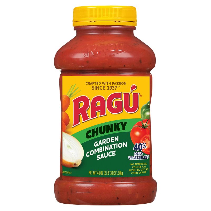 Ragú Chunky Garden Combination Sauce, 45 oz