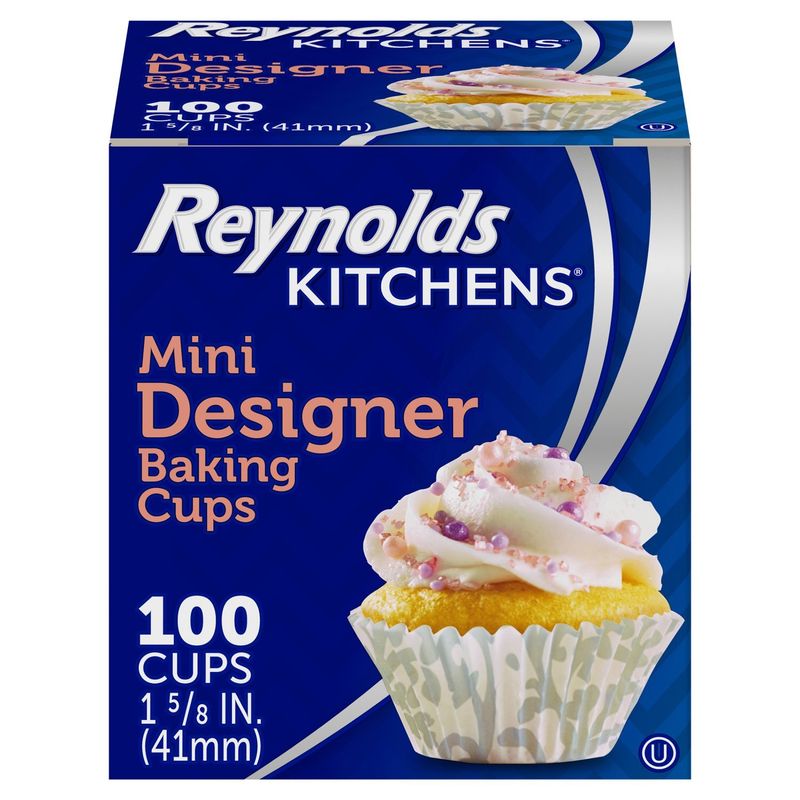 Reynolds Kitchens Mini Designer Baking Cups, 100 count