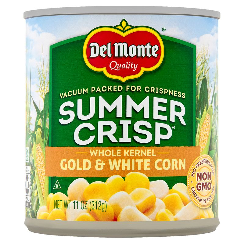 Del Monte Summer Crisp Whole Kernel Gold &amp; White Corn, 11 oz