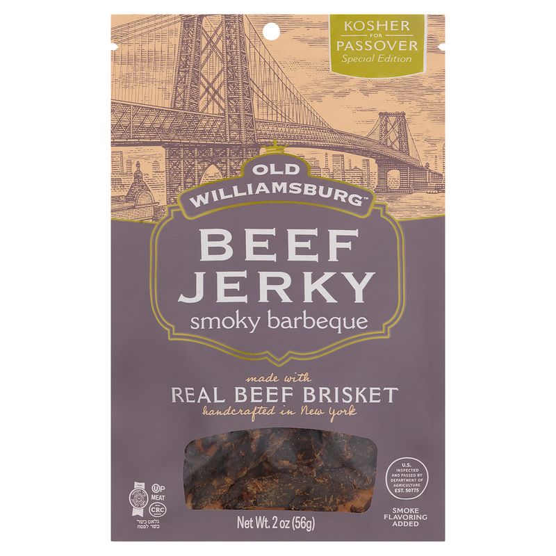 Old Williamsburg Smoky Barbeque Beef Jerky Special Edition, 2 oz
