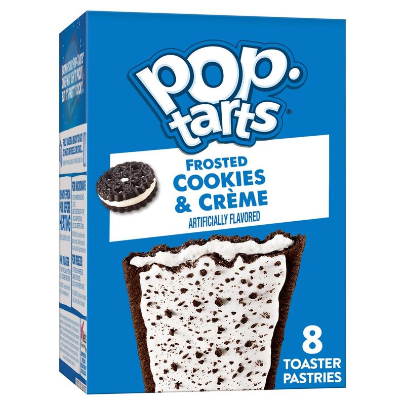 Pop-Tarts Frosted Cookies &amp; Crème Toaster Pastries, 8 count, 13.5 oz