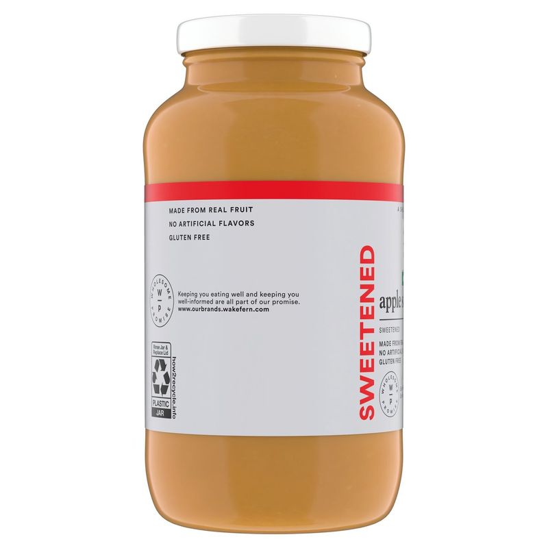 Wholesome Pantry Organic Sweetened Apple Sauce, 24 oz
