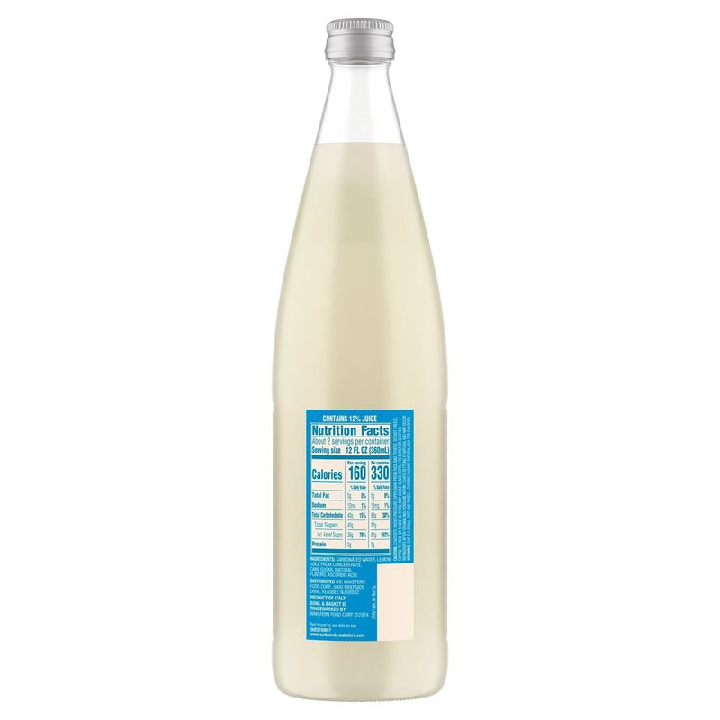 Bowl &amp; Basket Specialty Lemon Flavored Italian Soda, 25.4 fl oz
