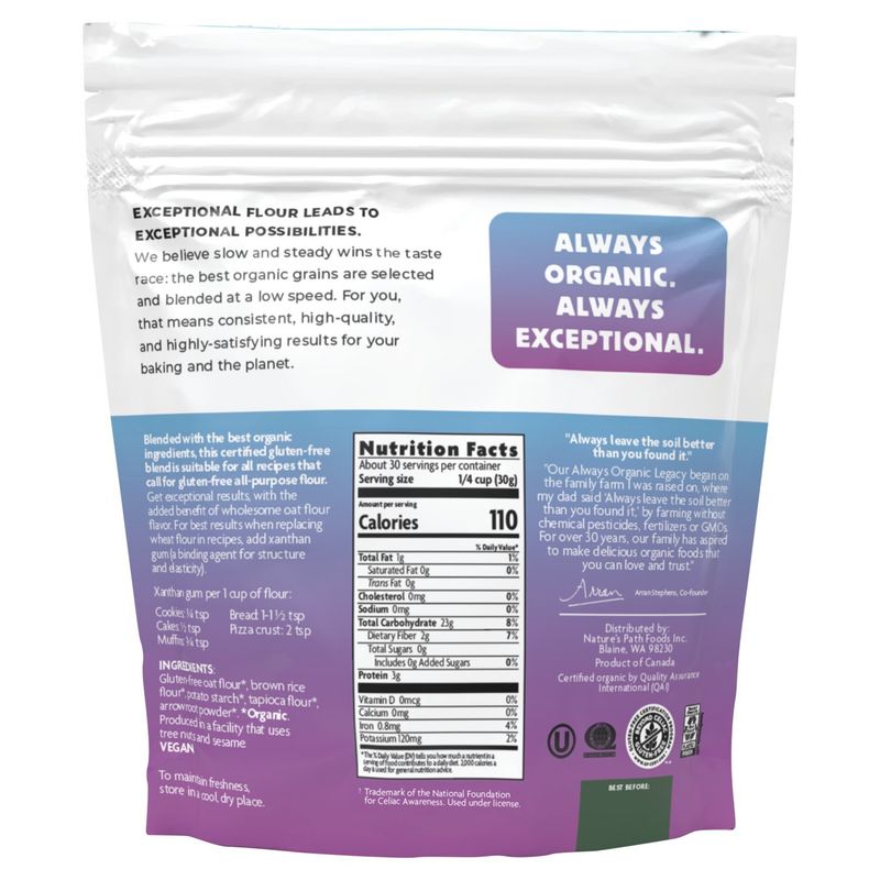 Nature's Path Organic Gluten-Free All-Purpose Flour, 32 oz