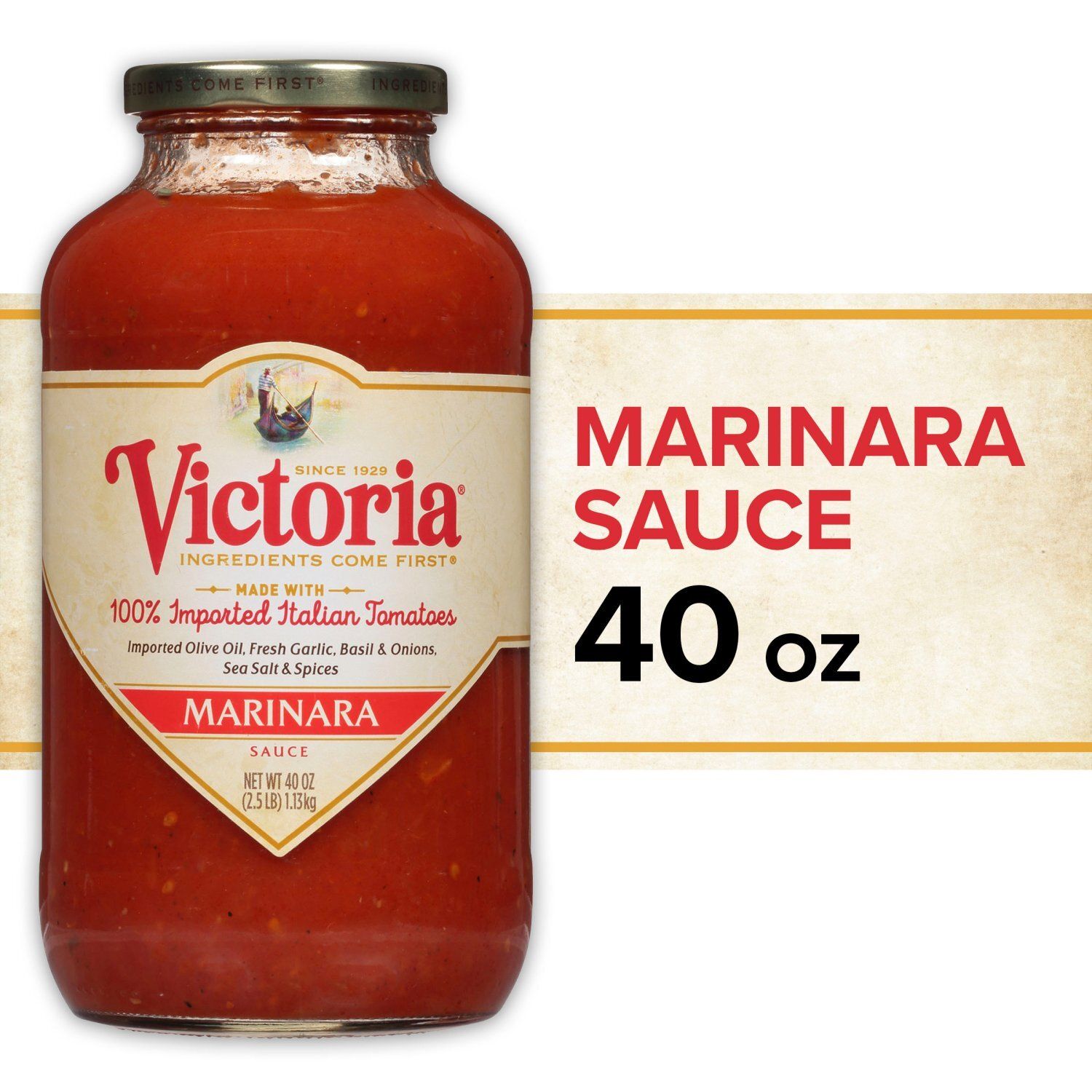 Victoria Marinara Sauce, 40 oz