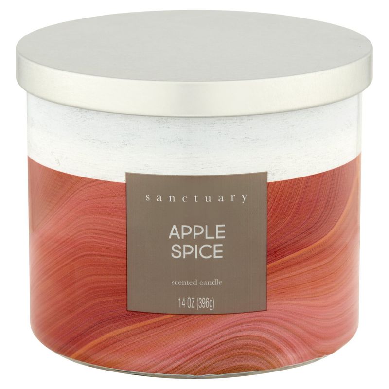 Sanctuary Apple Spice Scented Candle, 14 oz