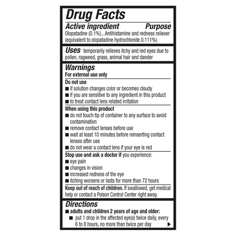 Pataday Original Prescription Strength Twice Daily Relief Eye Drops, 0.17 fl oz