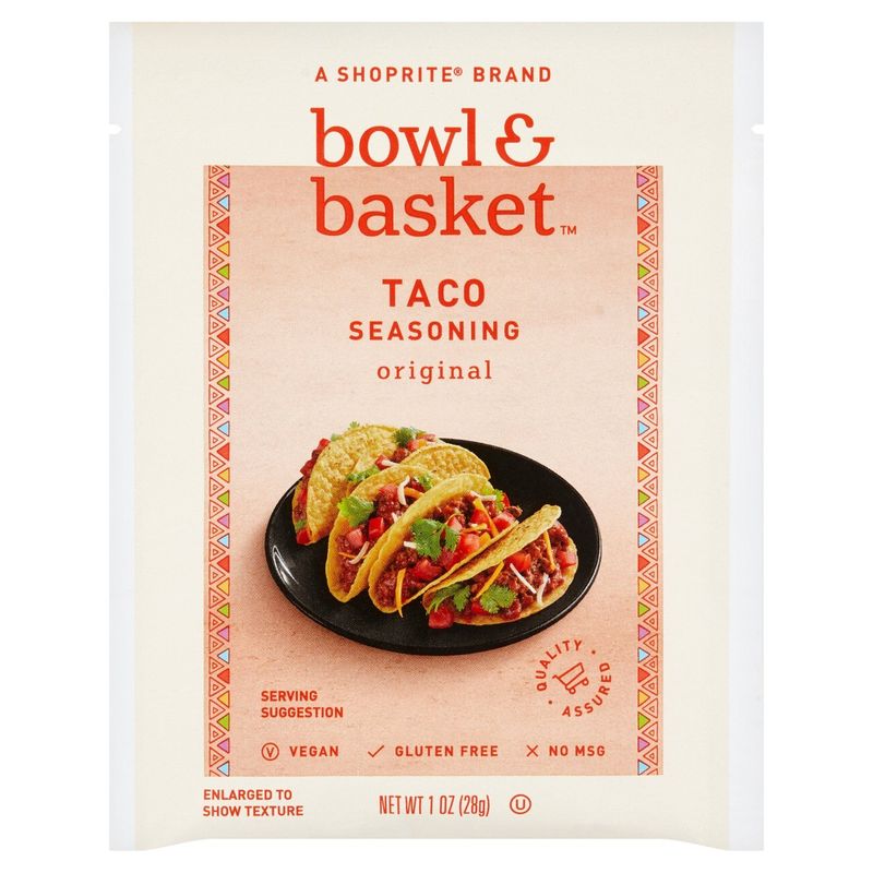 Bowl &amp; Basket Original Taco Seasoning, 1 oz