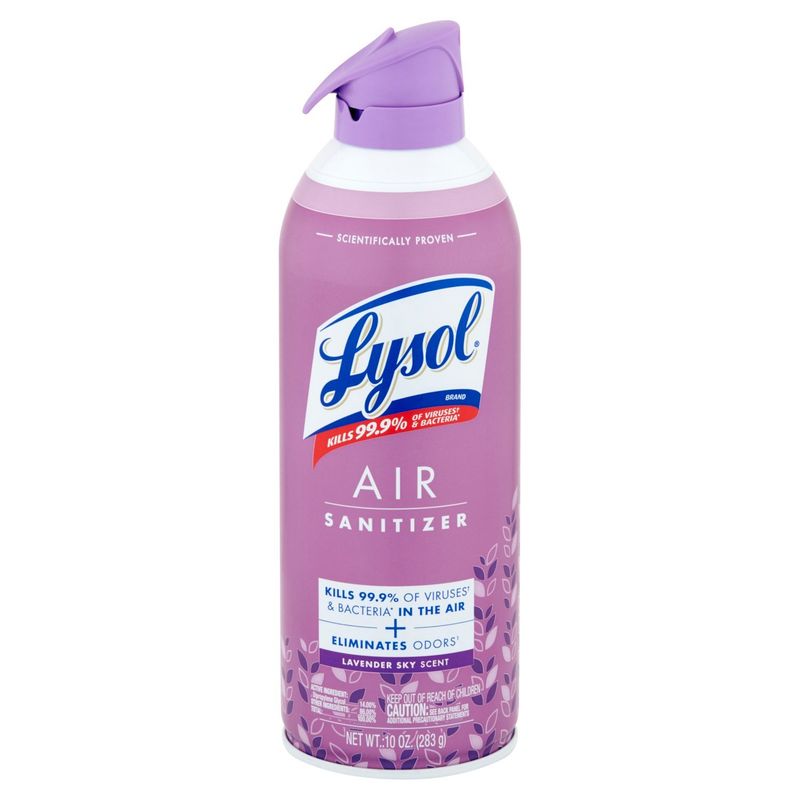 Lysol Lavender Sky Scent Air Sanitizer, 10 oz