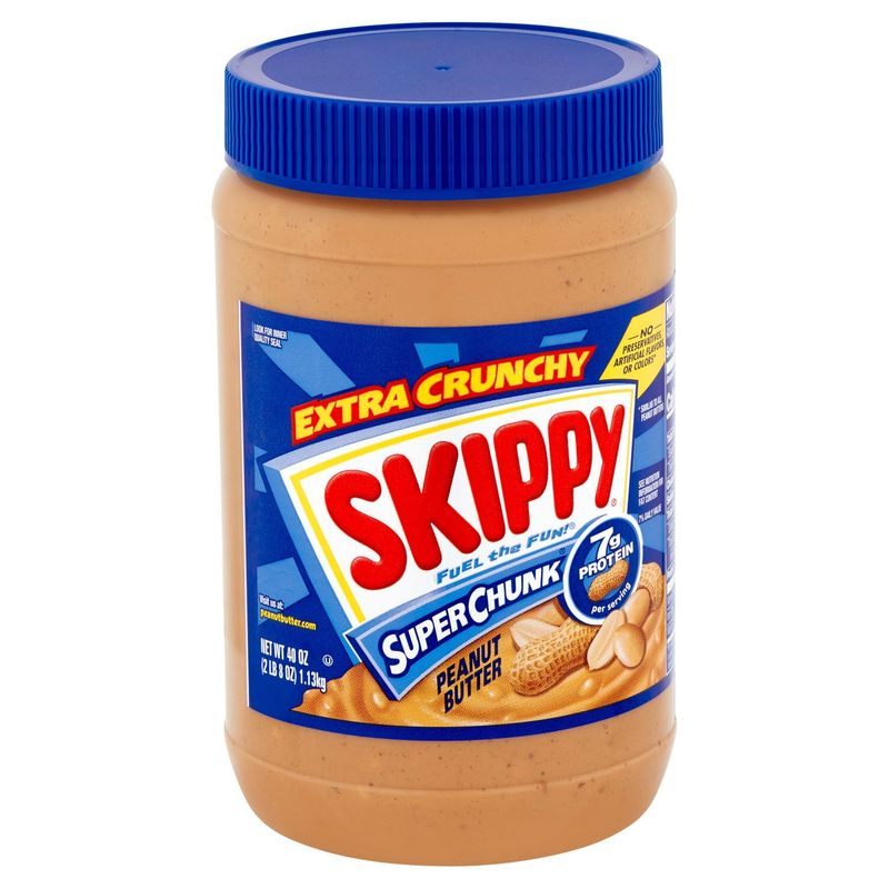 Skippy Extra Crunchy Super Chunk Peanut Butter, 40 oz