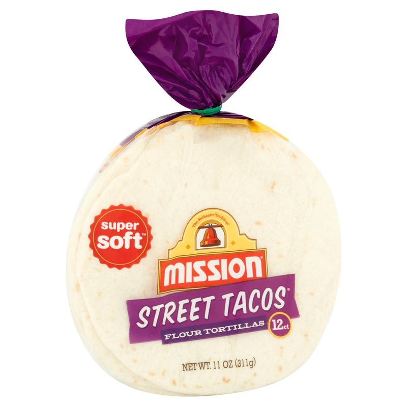 Mission Street Tacos Super Soft Flour Tortillas, 12 count, 11 oz