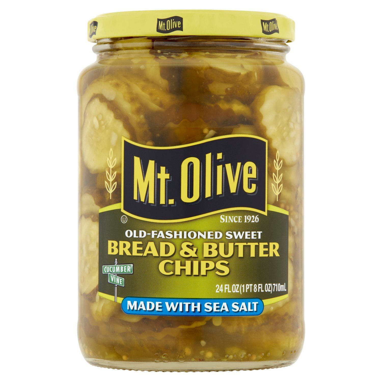 Mt. Olive Old-Fashioned Sweet Bread &amp; Butter Chips, 24 fl oz