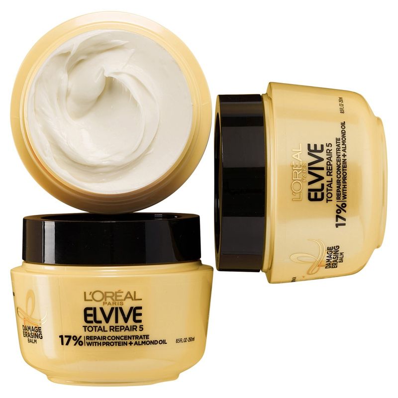 L'Oreal Paris Elvive Total Repair 5 Damage Erasing Balm Rinse Out Treatment, 8.5 fl. oz.