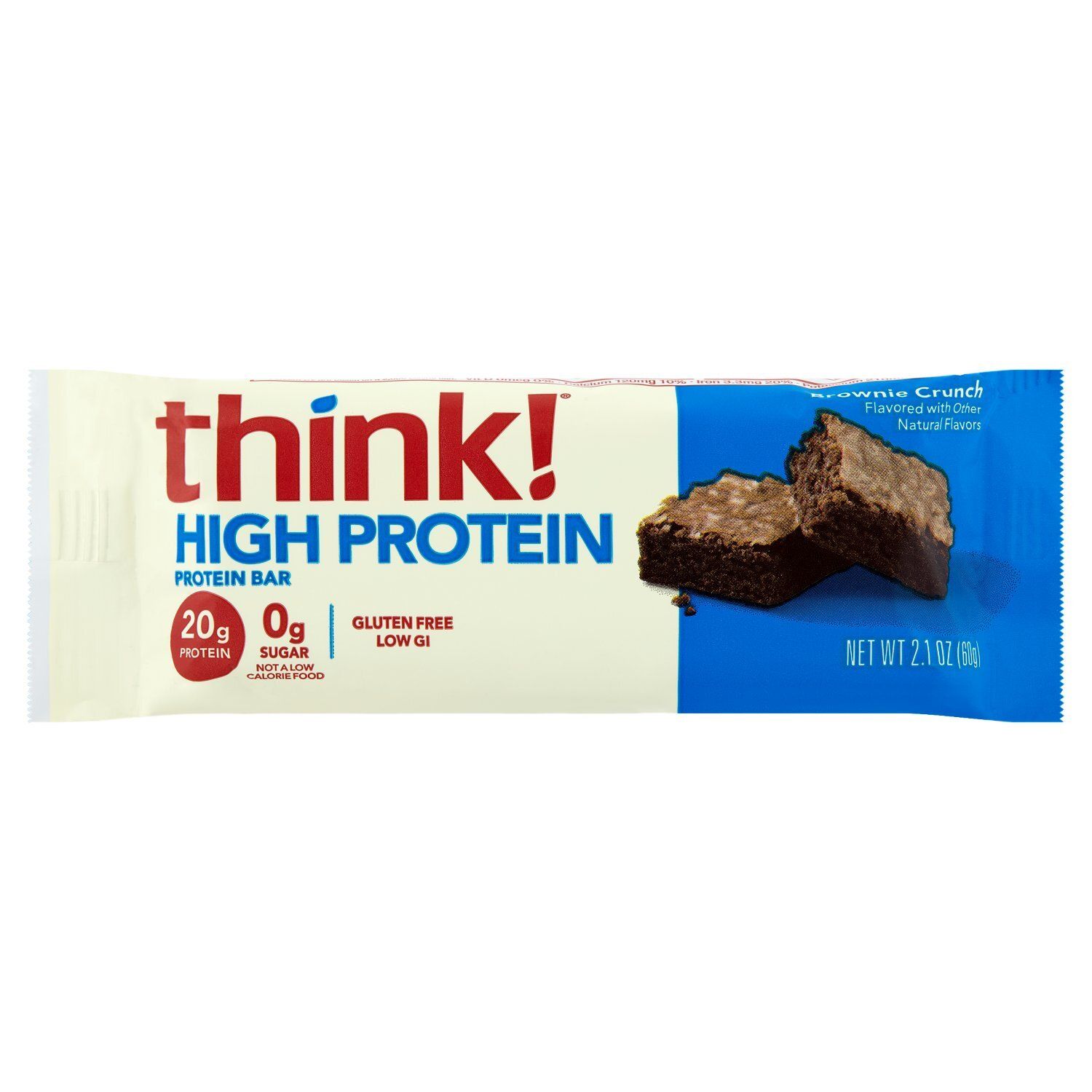 Think! Brownie Crunch High Protein Bar, 2.1 oz