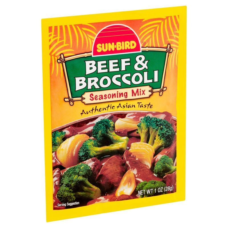 Sun-Bird Beef &amp; Broccoli Seasoning Mix, 1 oz