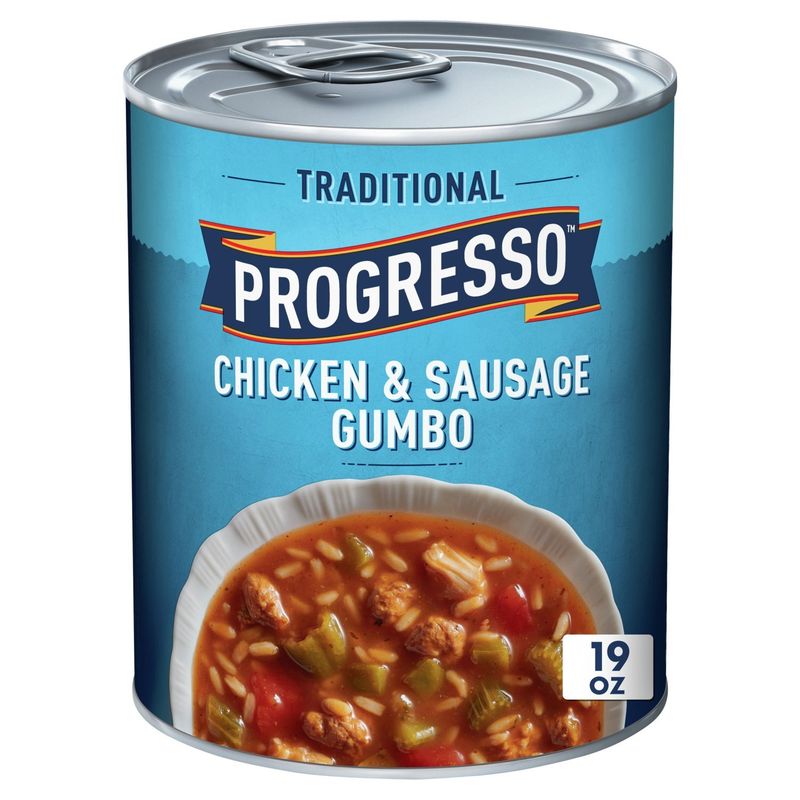 Progresso Traditional Chicken &amp; Sausage Gumbo Soup, 19 oz