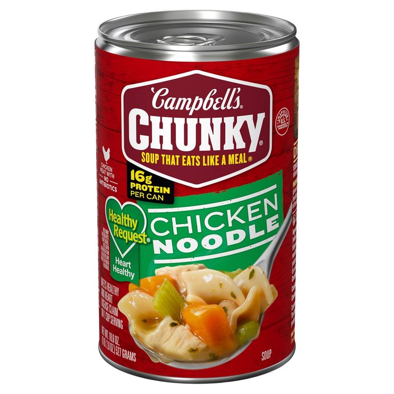 Campbell's Chunky Healthy Request Chicken Noodle Soup, 18.6 oz