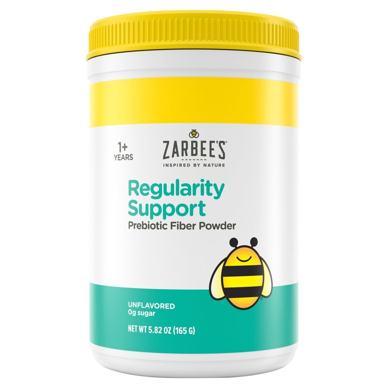 Zarbee's Prebiotic Fiber Powder Unflavored Dietary Supplement, 1+ Years, 5.82 oz