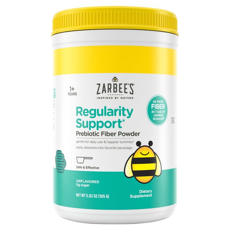 Zarbee's Prebiotic Fiber Powder Unflavored Dietary Supplement, 1+ Years, 5.82 oz