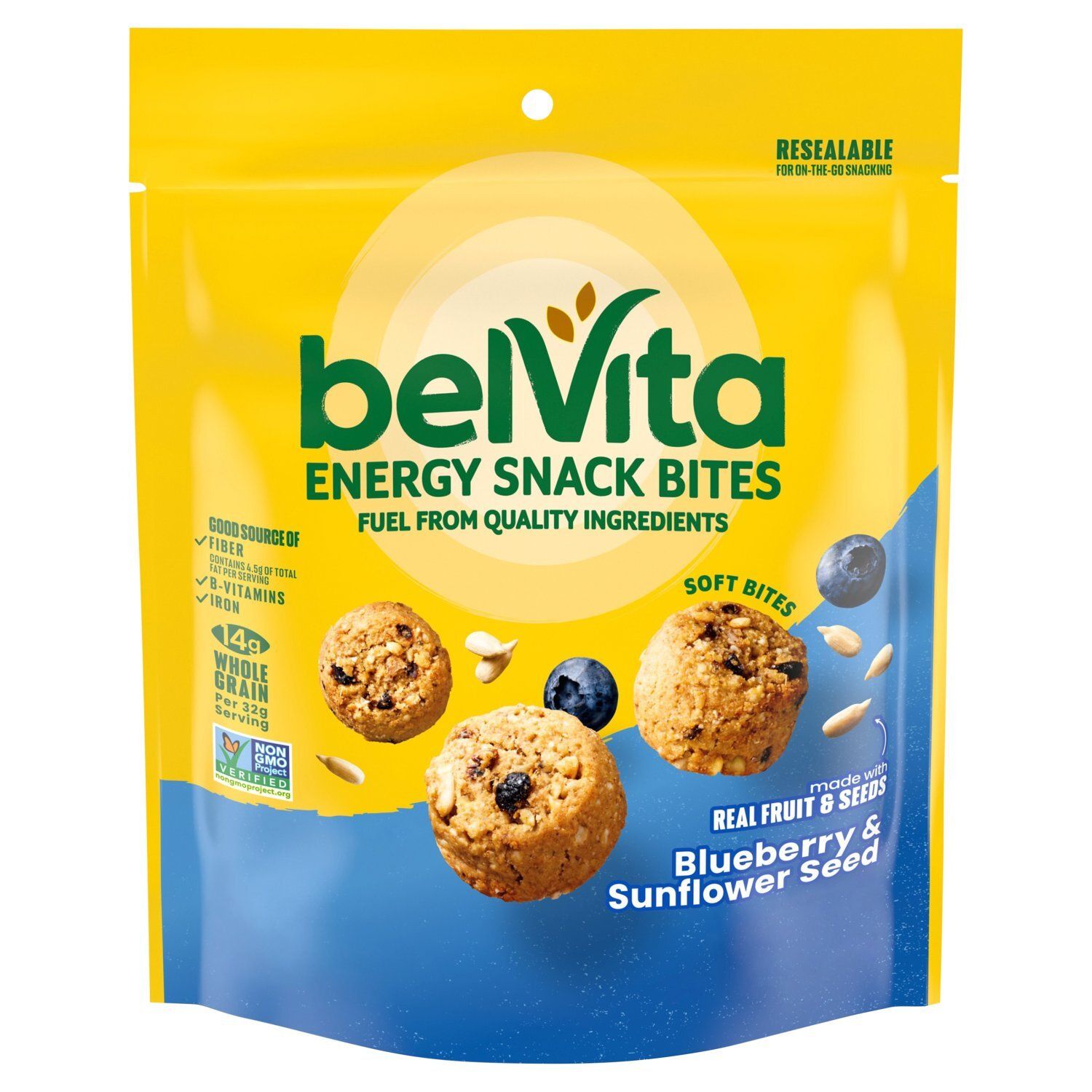 Belvita Blueberry &amp; Sunflower Seed Energy Snack Bites, 5 oz