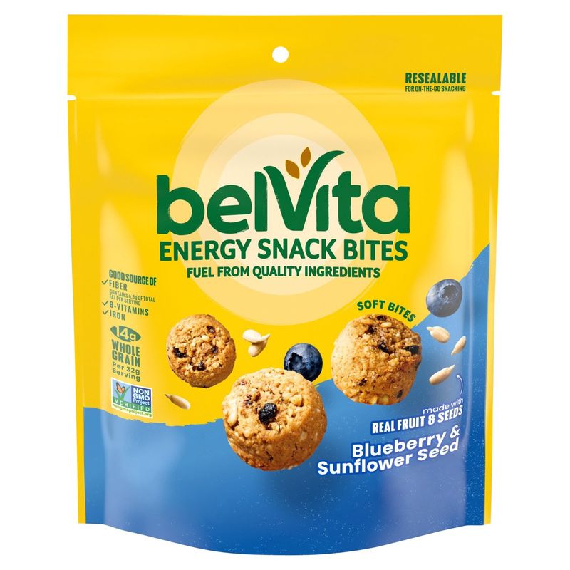 Belvita Blueberry &amp; Sunflower Seed Energy Snack Bites, 5 oz