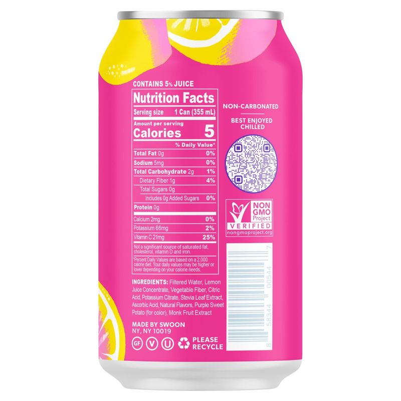 Swoon Pink Lemonade, 12 fl oz