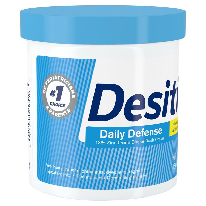 Desitin Daily Defense 13% Zinc Oxide Diaper Rash Cream, 16 oz