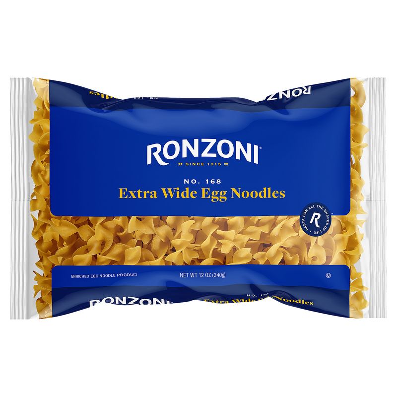 Ronzoni No. 168 Extra Wide Egg Noodles Pasta, 12 oz