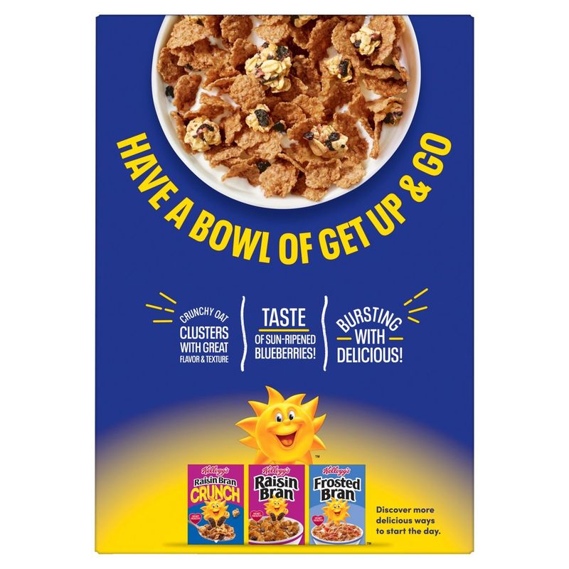 Kellogg's Blueberry Bran Crunch Cereal, 15.8 oz