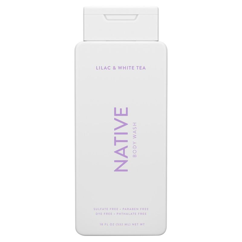 Native Lilac &amp; White Tea Body Wash, 18 fl oz