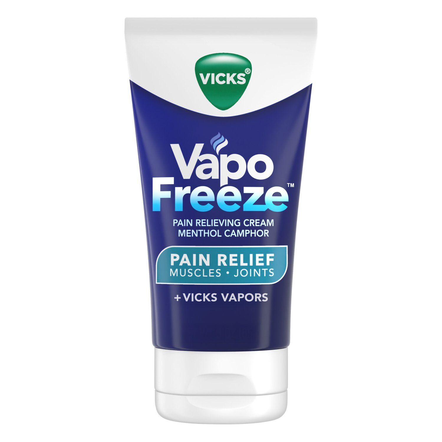 Vicks VapoFreeze Topical Pain Cream 3.0oz, Maximum Strength Menthol+ for Muscle Pain Relief, Joint