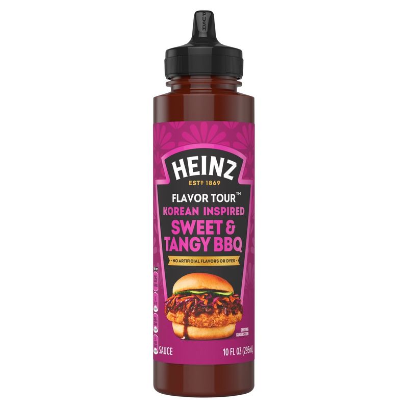 Heinz Flavor Tour Korean Inspired Sweet &amp; Tangy BBQ Sauce, 10 fl oz