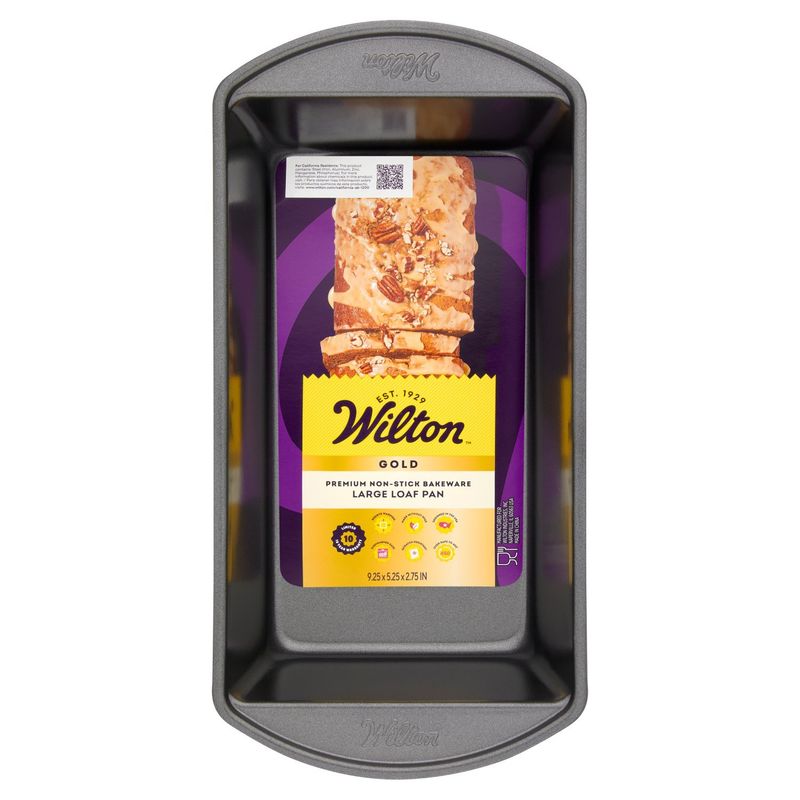 Wilton Gold Premium Non-Stick Bakeware 9.25x5.25x2.75 In Large Loaf Pan