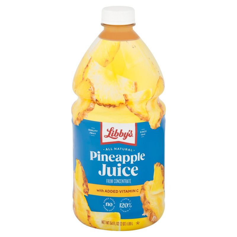 Libby's All Natural Pineapple Juice, 64 fl oz
